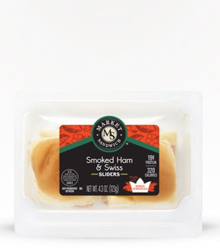 Market Sandwich Smoked Ham and Swiss Slider 4.3 oz