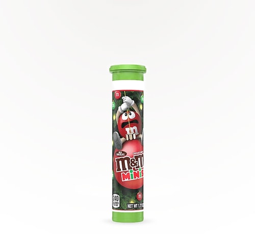 M and M's Mini Milk Chocolate Christmas Mega Tube 1.77 oz