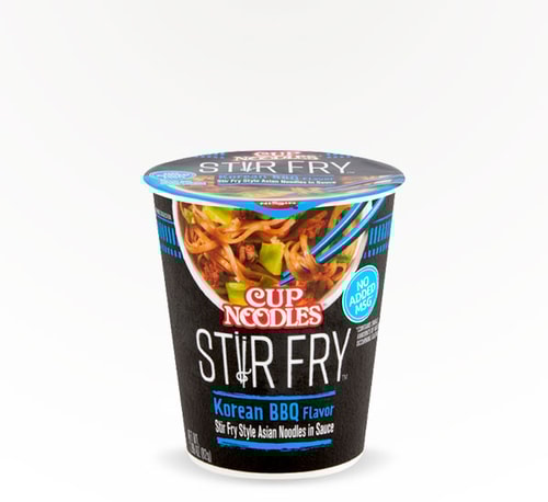 Nissin Cup Noodles Stir Fry Korean BBQ Flavor 2.89 oz
