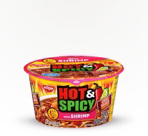 Nissin Bowl Noodles Hot and Spicy Shrimp 3.27 oz