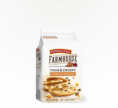 Pepperidge Farm Farmhouse Thin and Crispy Toffee Milk Chocolate 6.9 oz