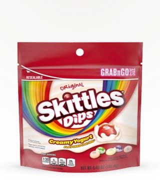 Skittles Dips Creamy Yogurt 6.4 oz
