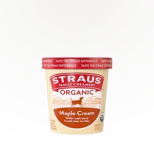 Straus Organic Maple Ice Cream pint