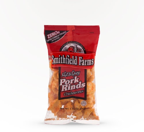 Smithfield Farms Pork Rinds Hot and Spicy 1.75 oz