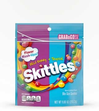 Skittles Mashups Wild Berry and Tropical 9 oz