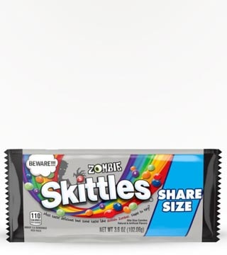 Skittles Zombie Share Size 3.6 oz
