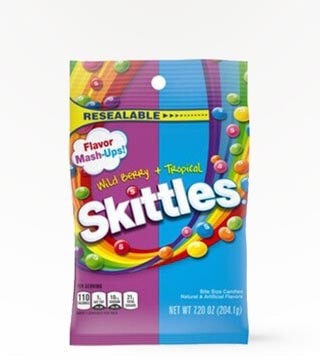 Skittles Wild Berry and Tropical Mash Ups 7.2 oz