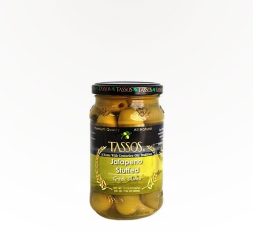Tassos Jalapeño Stuffed Greek Olives 7 oz