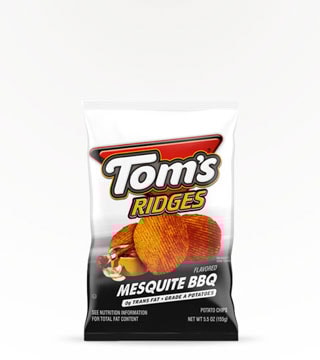 Tom's Ridges Mesquite BBQ Potato Chips 5.5 oz
