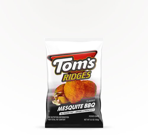 Tom's Ridges Mesquite BBQ Potato Chips 5.5 oz