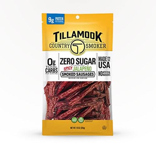 Tillamook Country Smoker Zero Sugar Spicy Jalapeño Smoked Sausages 10 oz