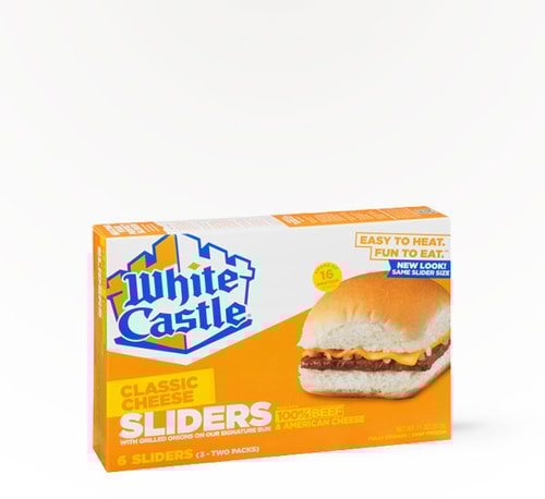 White Castle 6 Mini Cheeseburgers 1 lb