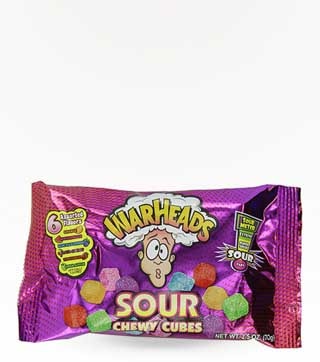 Warheads Sour Chewy Cubes 2.5 oz