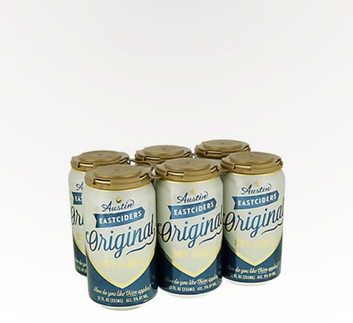 Austin Eastciders Original Dry Cider 6 Cans 12oz
