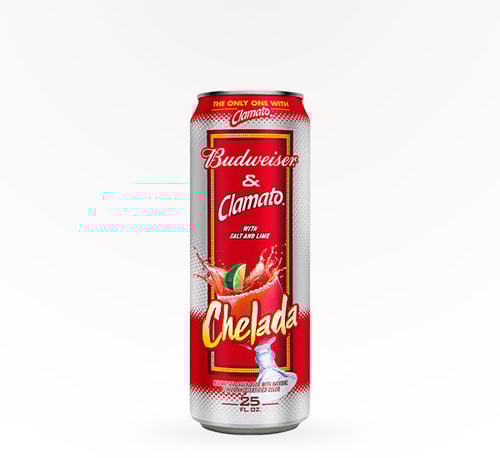Budweiser and Clamato Chelada 24oz Can