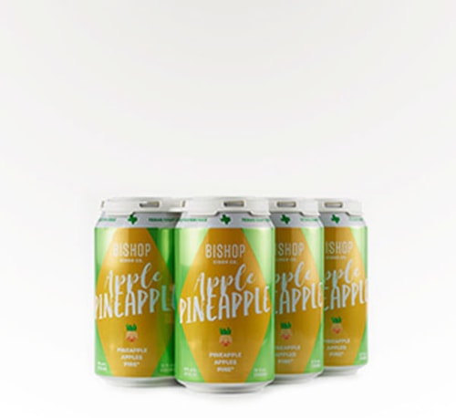 Bishop Cider Apple Pineapple 6 Cans (12oz)