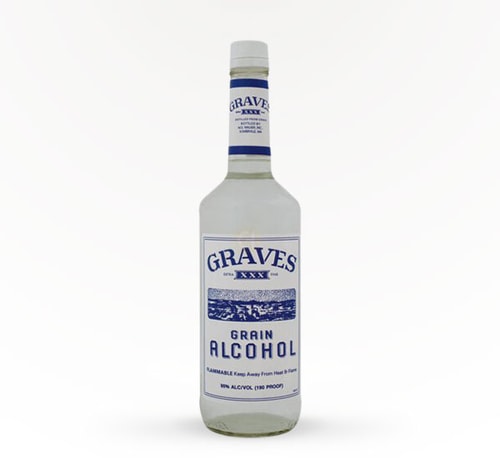 Graves 190 Proof Grain Alcohol 375ml (Bottle)