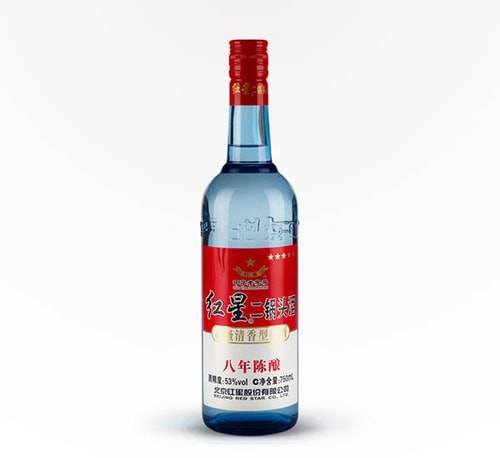 Red Star 8 Year Er Guo Tou Jiu Baijiu 750ml Bottle