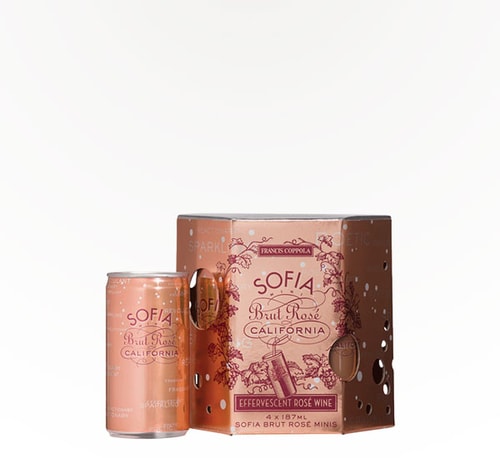Francis Coppola Sofia Brut Rosé 4 Bottles (187ml)