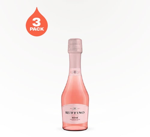 Ruffino Sparkling Rosé 3 Bottles 187 ml