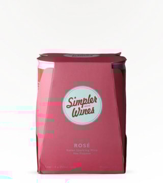 Simpler Wines Sparkling Rosé 4 Cans 250 ml
