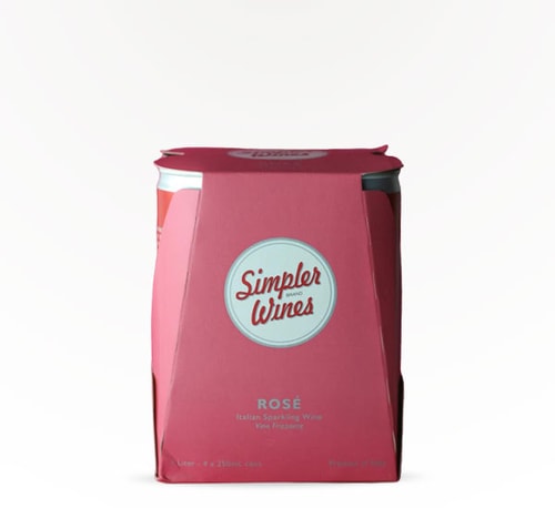 Simpler Wines Sparkling Rosé 4 Cans 250ml