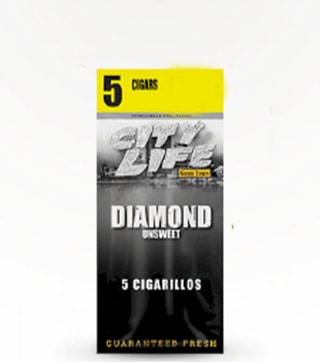 City Life Diamond Unsweet 5 Pack