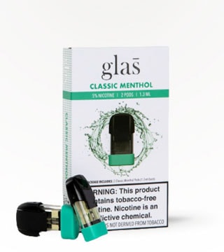 Glas̅ 5 Percent Classic Menthol 2 Pack