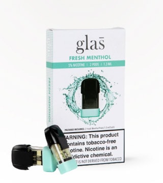 Glas̅ 5% Fresh Menthol Tobacco Pods 2 Pack