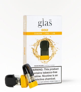 Glas̅ 5% Gold Tobacco Pods 2 Pack