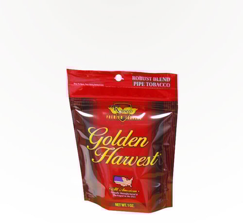 Golden Harvest Robust Red Pipe Tobacco Pouch 1 oz