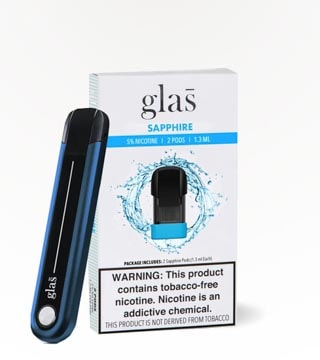 Glas̅ Sapphire Collection with Device and Two Sapphire Pods Set