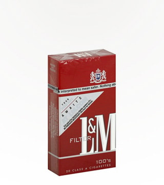 L and M Red 100's Pack