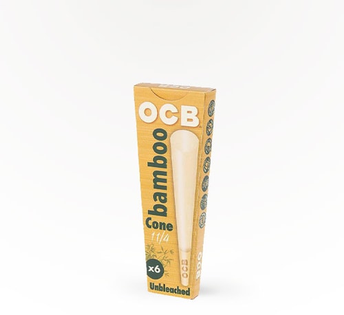 OCB Rolling Papers 1.25 Bamboo Pre-Rolled Cone 6 count