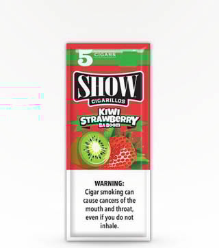 Show Cigarillos Kiwi Strawberry Ba Boom 5 Pack