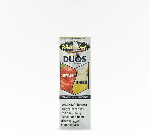 White Owl Duos Strawberry Lemonade 2 Pack