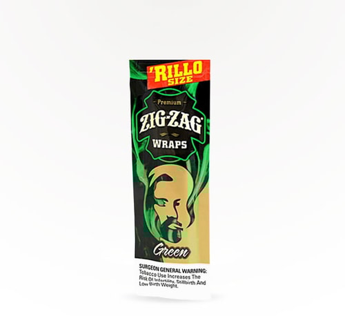 Zig-Zag 'Rillo Size Wraps Green 2 count