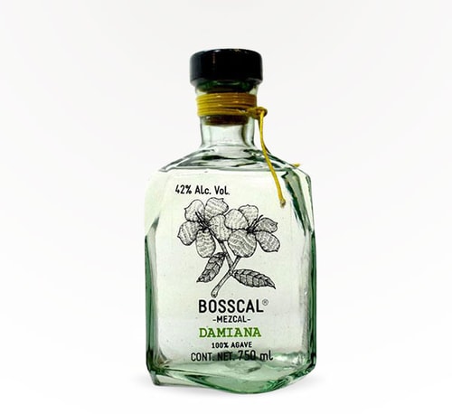 Bosscal Damiana Mezcal 750ml (Bottle)