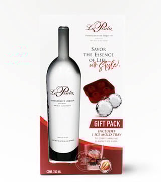 La Pinta Pomegranate Tequila with Ice Tray 750ml (Bottle)