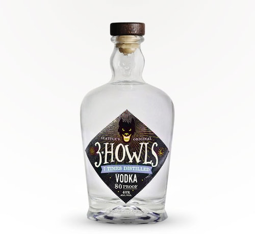 3 Howls Vodka 750ml (Bottle)