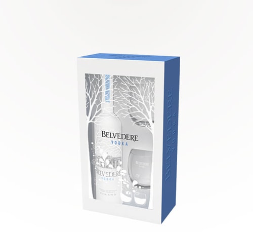 BELVEDERE VODKA POLAND GIFT PACK With ICE BUCKET & TONG 750 ML
