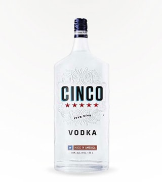 Cinco Five Star Vodka 1.75 L