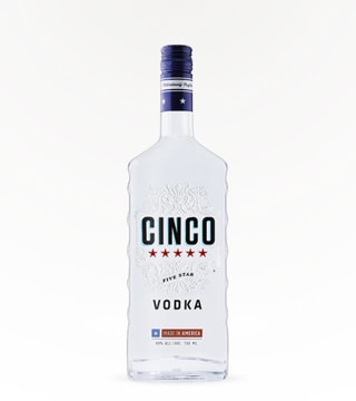 Cinco Five Star Vodka 1L (Bottle)