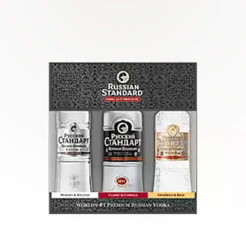 Russian Standard House of Vodka 3 bottles 375 ml