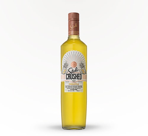 Stoli CRUSHED Pineapple Vodka 1.75L (Bottle)