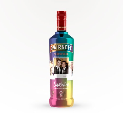 Smirnoff Love Wins Vodka 750ml (Bottle)
