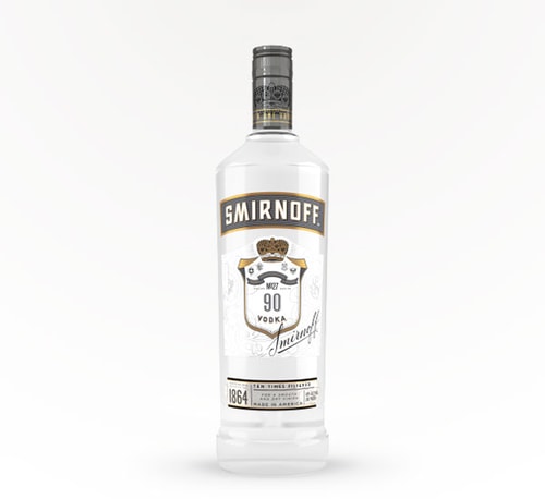 Smirnoff 90 Proof Vodka 1L (Bottle)