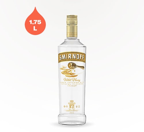 Smirnoff Wild Honey Vodka 1.75L (Bottle)