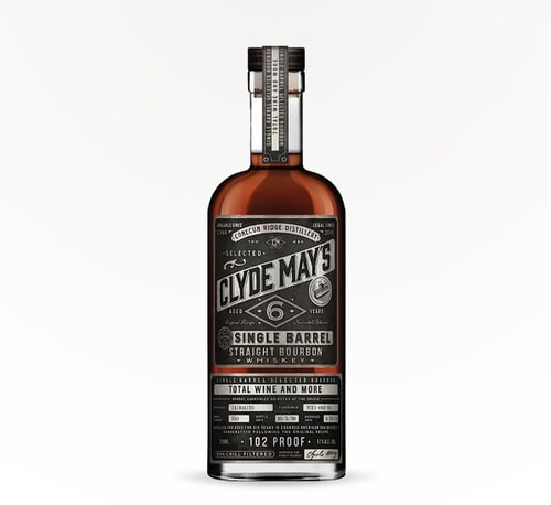 Clyde May's Single Barrel Straight Bourbon 750ml (Bottle)
