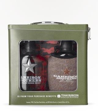 Garrison Brothers Sportsman Camo Flask Whiskey Gift Pack 375 ml
